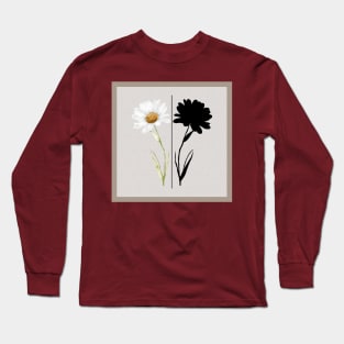 Ornamental Flower Flower Shadow Long Sleeve T-Shirt